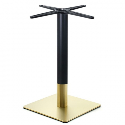 RIVA Βάση Τραπεζιού Gold Inox N201 - Black / 14,30 Kg 45x45cm H.72cm