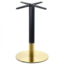 RIVA Βάση Τραπεζιού Gold Inox N201 - Black / 11,70 Kg Φ45 H.72cm