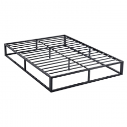 ΥΠΟΣΤΡΩΜΑ Μέταλλο Βαφή Μαύρο, με Μεταλλικές τάβλες  200x160x24 (Στρώμα 160x200)cm