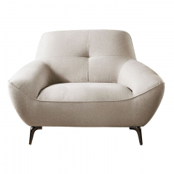 PEDRO Πολυθρόνα Σαλονιού - Καθιστικού, Ύφασμα Mixed Beige  109x92x83cm