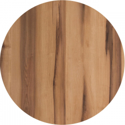 HPL (High Pressure Laminated) Επιφάνεια Τραπεζιού Απόχρωση Rosewood, Εξωτερικού χώρου  Φ70cm/12mm