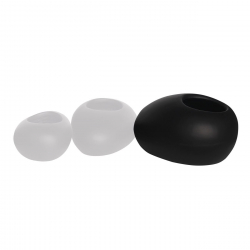 FLOWER POT-ROCK 56x43x29cm, Cement Απόχρωση Black  56x43x29cm