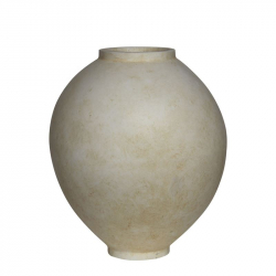 VASE-1 Βάζο Cement, Απόχρωση Beige Φ48x55cm  Φ48x55cm