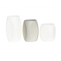 VASE-4 Βάζο Cement, Απόχρωση Beige Φ33x51cm  Φ33x51cm