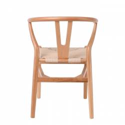 LIMA Καρέκλα Στοιβαζόμενη, Ξύλο Απόχρωση Φυσικό, Κάθισμα Paper Rope Φυσικό  56x55x76cm
