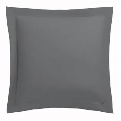 CASUAL Πουφ Μαξιλάρα 100% Αδιάβροχο, Ύφασμα Ανθρακί  75x77x22cm