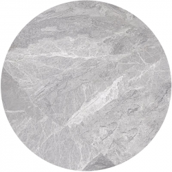 Επιφάνεια Μάρμαρο Sintered Stone, Απόχρωση Grey Marble (MDF για στήριξη βάσης)  Φ60cm/11mm