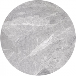 Επιφάνεια Μάρμαρο Sintered Stone, Απόχρωση Grey Marble (MDF για στήριξη βάσης)  Φ70cm/11mm