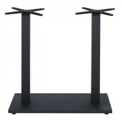 PRATO-W Βάση Τραπεζιού BAR 70x40cm H.93cm Μέταλλο Βαφή Μαύρο με Ρεγουλατόρο/ 18Kg  70x40 H.93cm