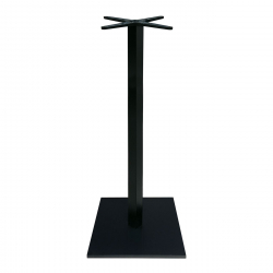 PRATO-W Βάση Τραπεζιού BAR 45x45cm H.93cm Μέταλλο Βαφή Μαύρο με Ρεγουλατόρο / 12,50Kg  45x45 H.93cm