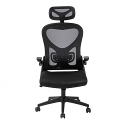 BF3050 Πολυθρόνα Γραφείου- Διευθυντή, Mesh Μαύρο, Μπράτσα up-down  63x63x118/128cm