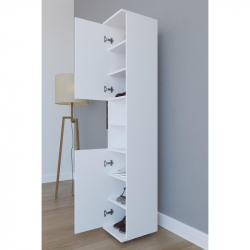 Έπιπλο Εισόδου ArteLibre ELNA Λευκό Μοριοσανίδα 30x35x177cm