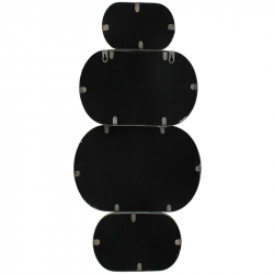 Καθρέπτης ArteLibre Καφέ Μέταλλο 37.5x3x58.5cm