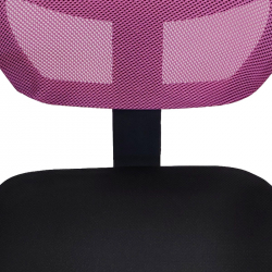 Καρέκλα Γραφείου ArteLibre ΑΥΡΑ Ροζ/Μαύρο Mesh 51x50x79-91cm