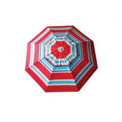 Ομπρέλα θαλάσσης 200cm με μηχανισμό κλίσης polyester ριγέ SOLART