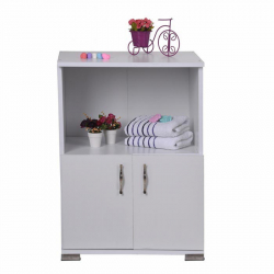 Ντουλάπι ArteLibre ISLANDE Λευκό Μοριοσανίδα 60x45x84.5cm