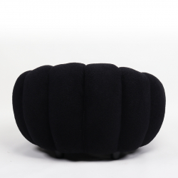 Πολυθρόνα ArteLibre AFET Μαύρο Ύφασμα/Ξύλο 94x89x61cm