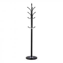 Καλόγερος Keleste pakoworld μέταλλο σε μαύρη απόχρωση Φ37x175εκ