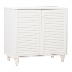 Παπουτσοθήκη-ντουλάπι Ronan pakoworld σε λευκή απόχρωση 70.5x35x66εκ