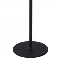 Καλόγερος Lelom pakoworld μέταλλο σε μαύρη απόχρωση Φ30x170εκ