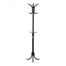 Καλόγερος Mendora pakoworld μέταλλο σε μαύρη απόχρωση 40x40x180εκ