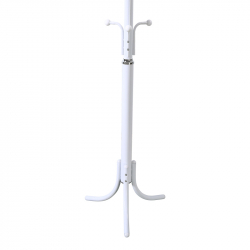 Καλόγερος Mendora pakoworld μέταλλο σε λευκή απόχρωση 40x40x180εκ