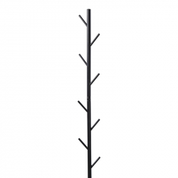 Καλόγερος Tebera pakoworld μέταλλο σε μαύρη απόχρωση Φ30x170εκ