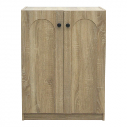 Παπουτσοθήκη-ντουλάπι Ambera pakoworld σε sonoma απόχρωση 60x36.5x81.5εκ