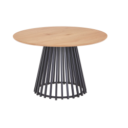 FORIO ΤΡΑΠΕΖΙ ΣΤΡΟΓΓΥΛΟ Φ100Χ75CM