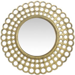 Καθρέπτης Τοίχου ArteLibre Χρυσό Πλαστικό Φ45.7x4.6cm