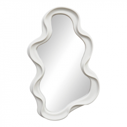 Καθρέπτης Liquid pakoworld pp σε λευκή απόχρωση 26x2.7x39εκ