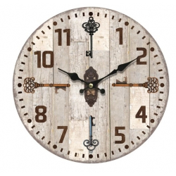 Ρολόι Τοίχου ArteLibre MDF Φ34x3.8cm