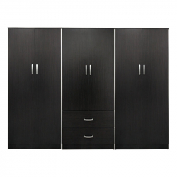 Ντουλάπα εξάφυλλη Lego Ι pakoworld wenge 240x42x180εκ