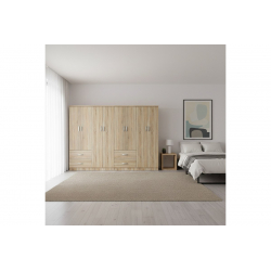 Ντουλάπα οχτάφυλλη Lego pakoworld sonoma 241x42x181εκ