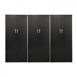 Ντουλάπα εξάφυλλη Lego pakoworld wenge 240x42x180εκ