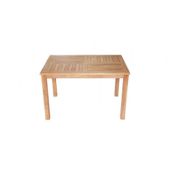 ΤΡΑΠΕΖΙ ΣΤΑΘΕΡΜΟ ΠΑΡ/ΜΟ 120X80X75cm ΞΥΛΙΝΟ ΤΕΑΚ ΠΑΧΟΣ ΠΟΔΙΩΝ 6CM