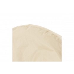 Πουφ πολυθρόνα Norm PRO pakoworld αδιάβροχο μπεζ 65x65x80εκ