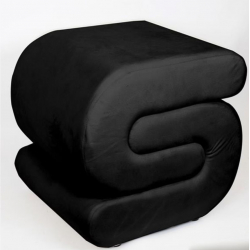 ΣΚΑΜΠΟ ΒΕΛΟΥΔΟ ΜΑΥΡΟ 51x46x48cm