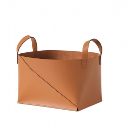 ΤΣΑΝΤΑ ΜΕ ΛΑΒΕΣ ΚΑΦΕ ΔΕΡΜΑΤΙΝΗ 32Χ22Χ23ΕΚ