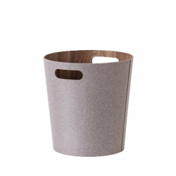 ΚΑΛΑΘΙ ΣΤΡΟΓΓΥΛΟ ΓΚΡΙ ΥΦΑΣΜΑΤΙΝΟ 25Χ25Χ30ΕΚ