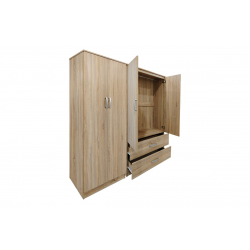 Ντουλάπα τετράφυλλη Lego pakoworld sonoma 160x42x180εκ