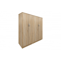 Ντουλάπα τετράφυλλη Lego Ι pakoworld sonoma 160x42x180εκ