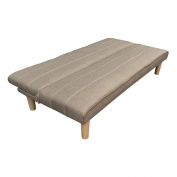 BIZ Καναπές - Κρεβάτι Σαλονιού Καθιστικού - Ύφασμα Μπεζ