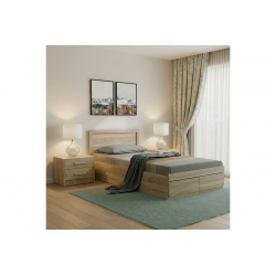 Σετ Κρεβατοκάμαρας Olympus Sonoma με Κρεβάτι 100x200εκ Σετ 3τεμ