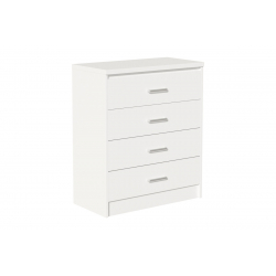 Σετ Κρεβατοκάμαρας Olympus White με Κρεβάτι 140x200εκ Σετ 4τεμ