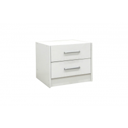 Σετ Κρεβατοκάμαρας Olympus White με Κρεβάτι 140x200εκ Σετ 3τεμ