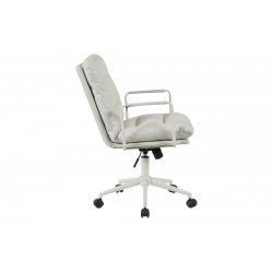 Καρέκλα γραφείου διευθυντη Kreno pakoworld PES γκρι 56x67x89-97εκ