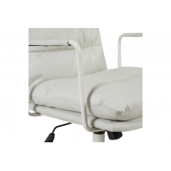 Καρέκλα γραφείου διευθυντη Kreno pakoworld PES γκρι 56x67x89-97εκ