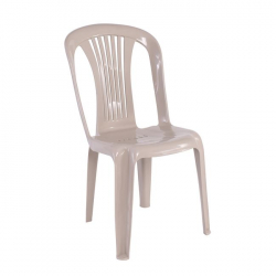 IRIDE-W Καρέκλα Στοιβαζόμενη, ΡΡ Cappuccino 47x52x86cm