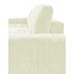 Γωνιακός αναστρέψιμος καναπές-κρεβάτι Vivad pakoworld ύφασμα σε μπεζ απόχρωση 275x164x91εκ